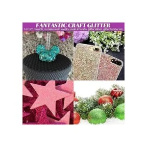 HEMOER Purpurina gruesa holográfica 12 colores de_5