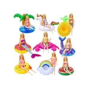 Juego de 9 piezas de lindos accesorios de natación de_1