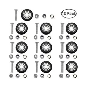 Afunta 10 ruedas de plástico grandes con rodamientos_2