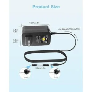 Aclorol Adaptador de alimentación universal de 30 W 12 V_5