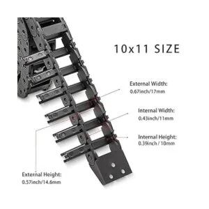 Cable de cadena de arrastre R18 de 39.3 pulgadas 0.394 x_2