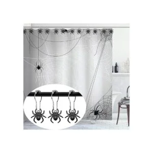 ZILucky Juego de 12 ganchos para cortina de ducha de_4