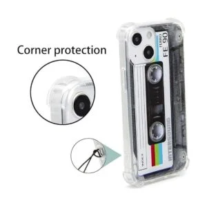 FAteamll Funda para iPhone 13 Mini acabado mate cubierta_3