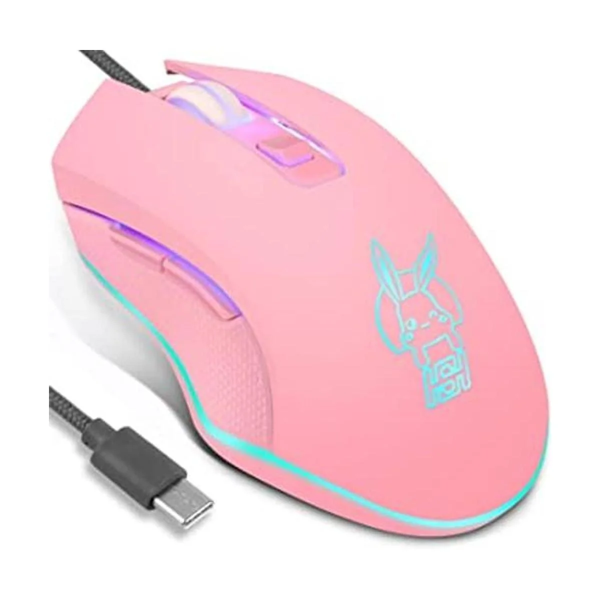 IULONEE USB tipo C ratón con cable ratón de ordenador_1