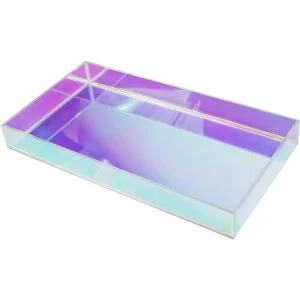 Bandeja de perfume iridiscente bandeja de acrílico Aurora_6