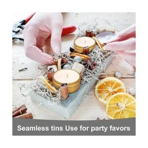 DINGPAI Lata de velas 18 unidades recipientes de vela de_6