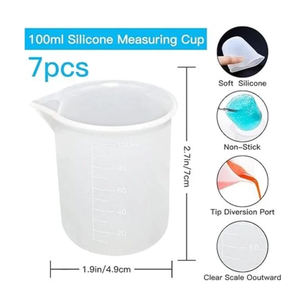 32 piezas de resina suministros 7 unidades de tazas de_2