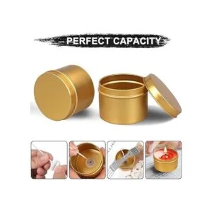 DINGPAI Lata de velas 18 unidades recipientes de vela de_3