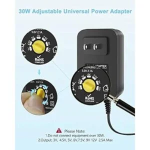 Aclorol Adaptador de alimentación universal de 30 W 12 V_3