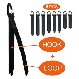 Organizador de cable de extensión paquete de 8 soporte_2