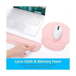 Dapesuom Reposamuñecas para teclado y mouse con soporte_4