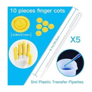 32 piezas de resina suministros 7 unidades de tazas de_6