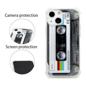 FAteamll Funda para iPhone 13 Mini acabado mate cubierta_2