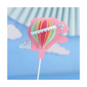 12 piezas 3D globo de aire caliente decoración de_2