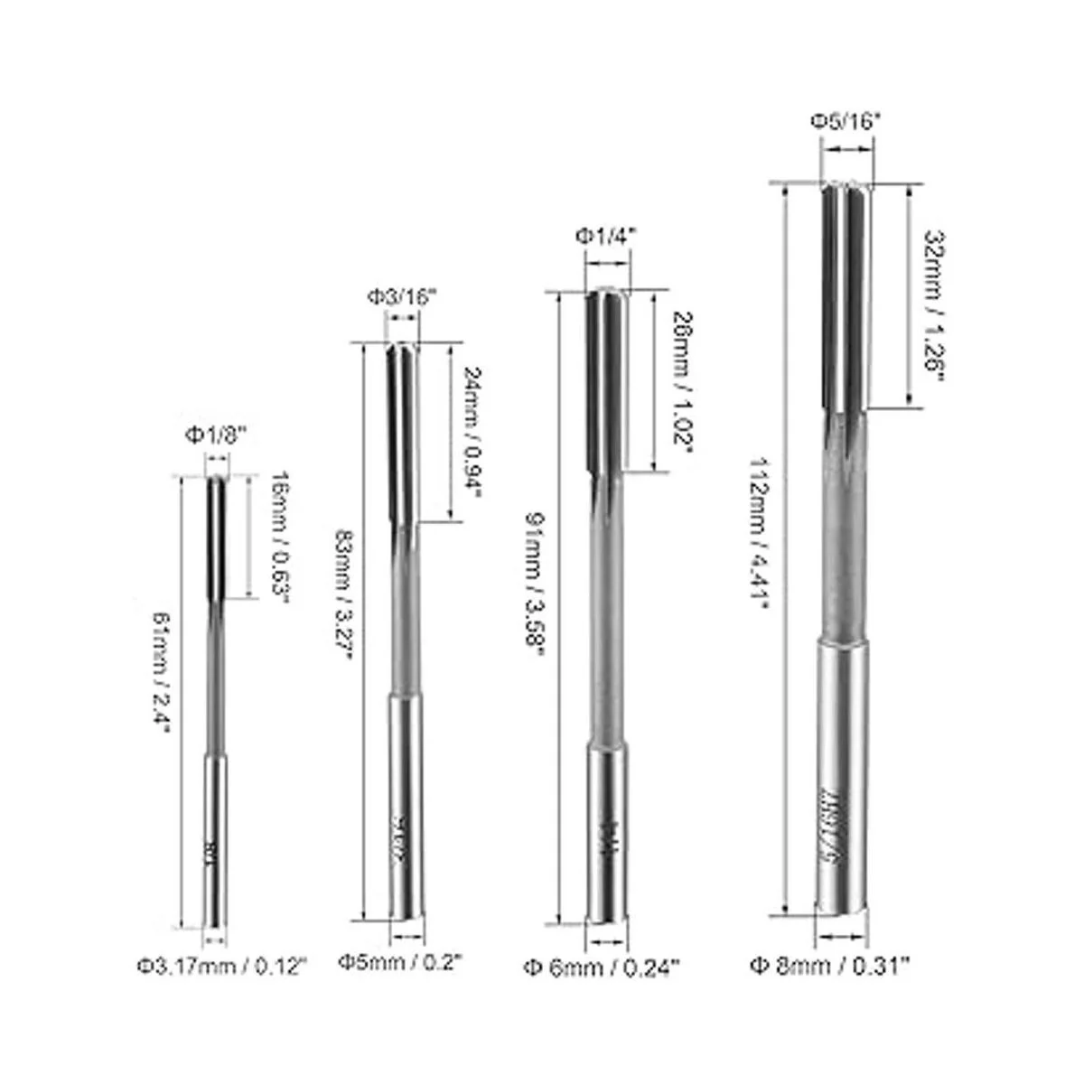 uxcell 18 316 14 516 Chucking Escariador H7_2