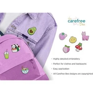 12 parches Kawaii para planchar The Carefree Bee_2