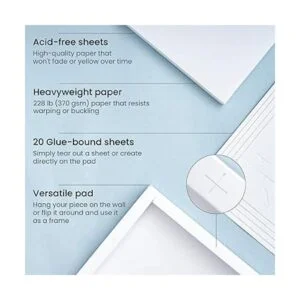 Arteza Lienzo plegable de papel mixto_2
