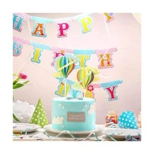 12 piezas 3D globo de aire caliente decoración de_6