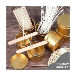 DINGPAI Lata de velas 18 unidades recipientes de vela de_5