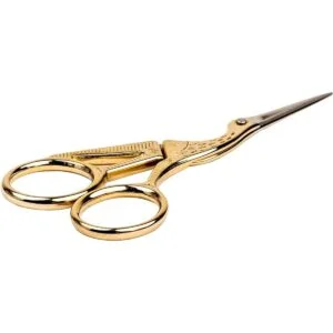 SINGER Bordado forjado de 4.5 pulgadas chapado en oro_5