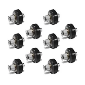 Afunta 10 ruedas de plástico grandes con rodamientos_1