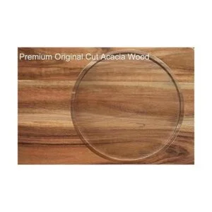 Organizador Lazy Susan de madera de acacia de 9 pulgadas_4