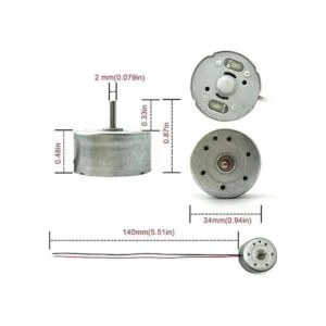 EUDAX 6 Unidades Mini Generador Motores 3V12V DC Motor_2
