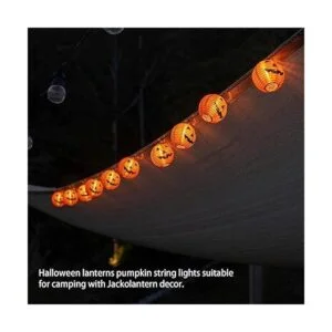 Guirnalda de luces de calabaza 10 unidades de luces de_4