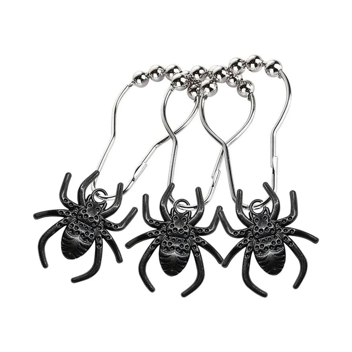 ZILucky Juego de 12 ganchos para cortina de ducha de_5