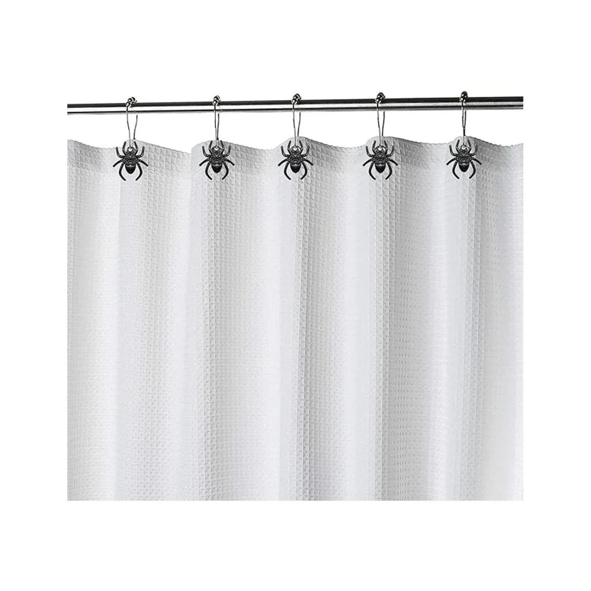 ZILucky Juego de 12 ganchos para cortina de ducha de_2