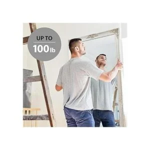 Kit de alambre para colgar fotos resistente anillo en D_4