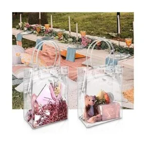 Oomcu Paquete de 18 bolsas de regalo de plástico de PVC_4