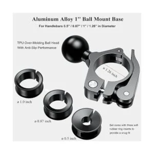 BRCOVAN Soporte de manillar de bola de aleación de_2