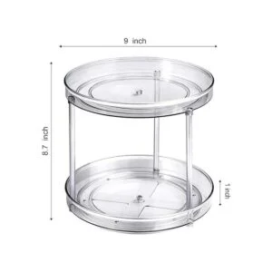 Lazy Susan Contenedor de almacenamiento de alimentos para_4