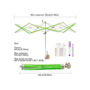 Yarn Swift Ovillo de hilo para tejer paraguas para_5