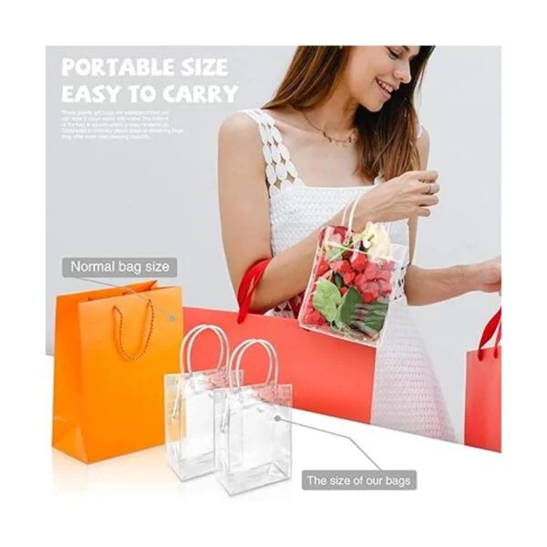 Oomcu Paquete de 18 bolsas de regalo de plástico de PVC_7