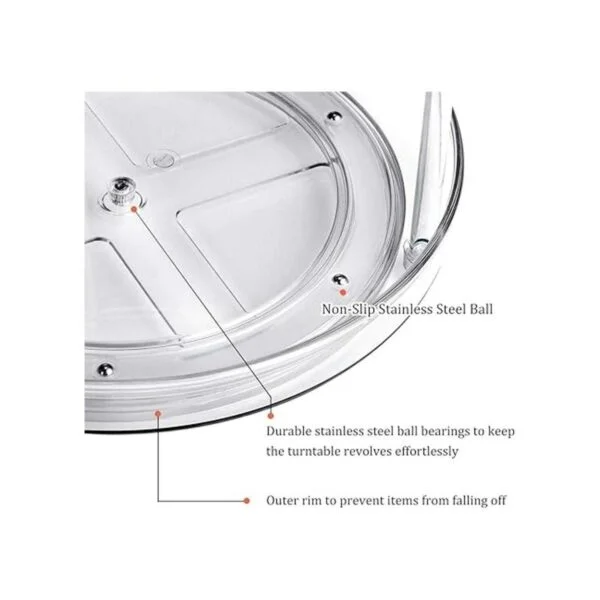 Lazy Susan Contenedor de almacenamiento de alimentos para_2