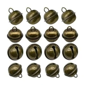 Maydahui 100 cascabeles de cobre vintage de 1 pulgada_1