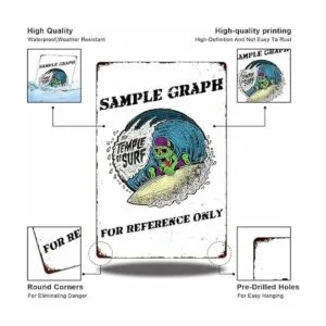 Cartel de metal de conocimiento de aparejos de pesca bar_3