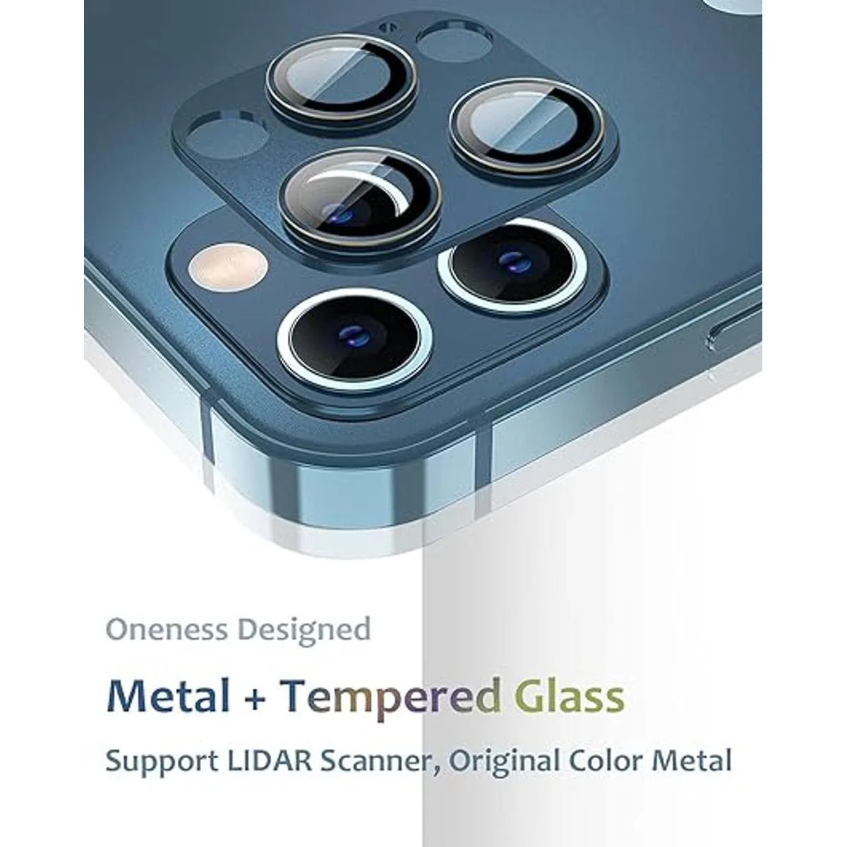 Tamoria Protector de lente de cámara para iPhone 12 Pro_3