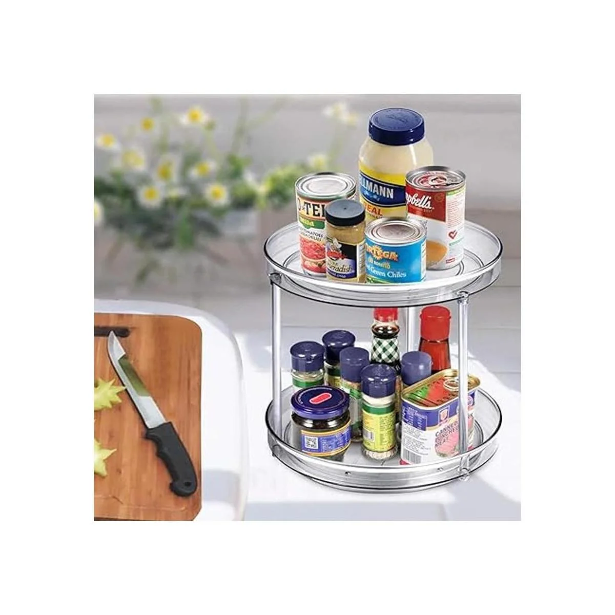 Lazy Susan Contenedor de almacenamiento de alimentos para_6