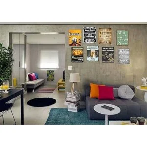 Horse Knowledge Cartel de lata de metal beneficios de_5