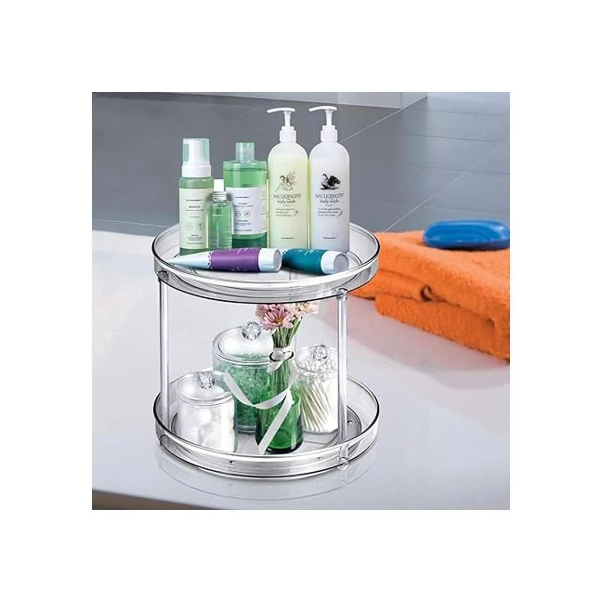 Lazy Susan Contenedor de almacenamiento de alimentos para_5