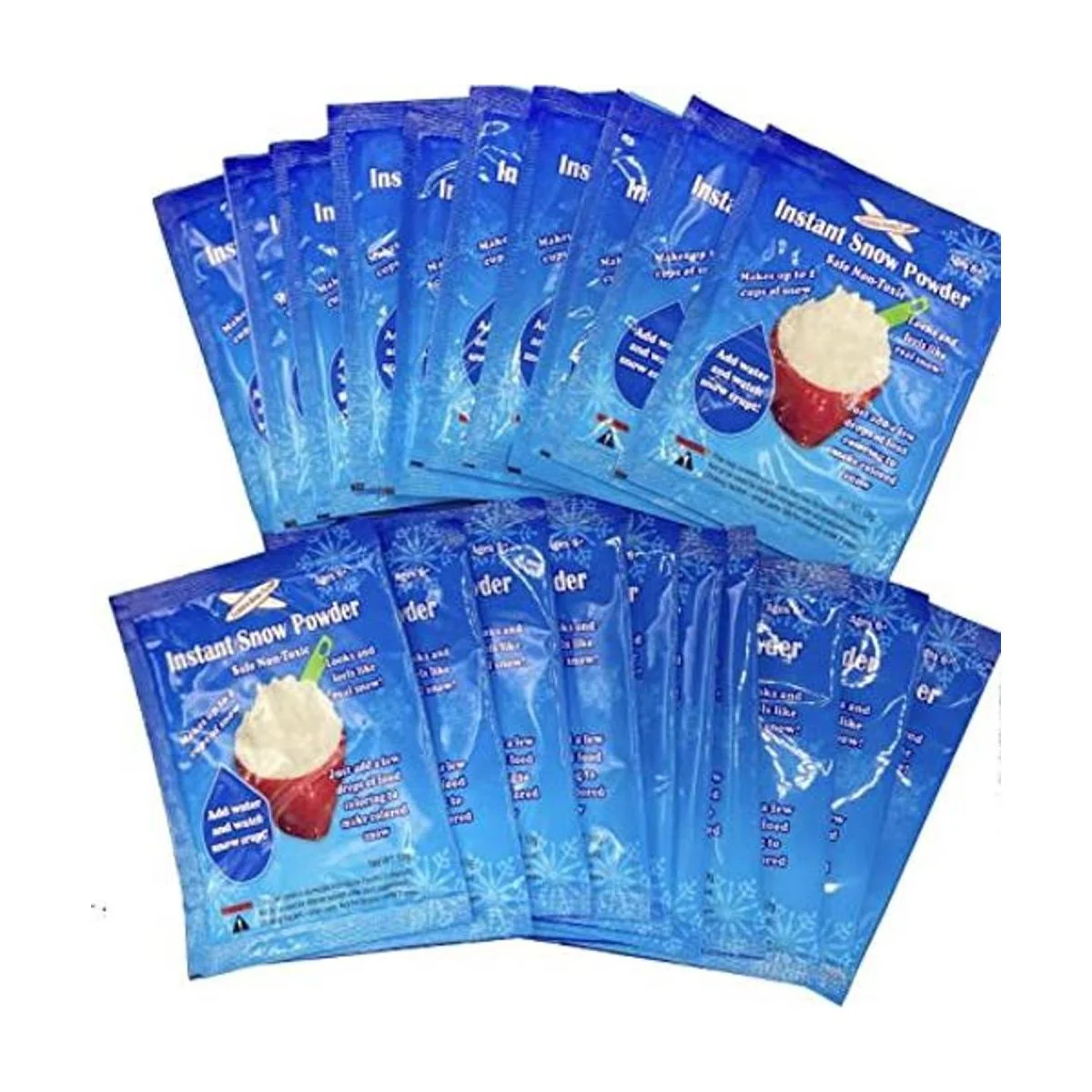 Polvo de nieve instantáneo es reutilizable a los niños les_1