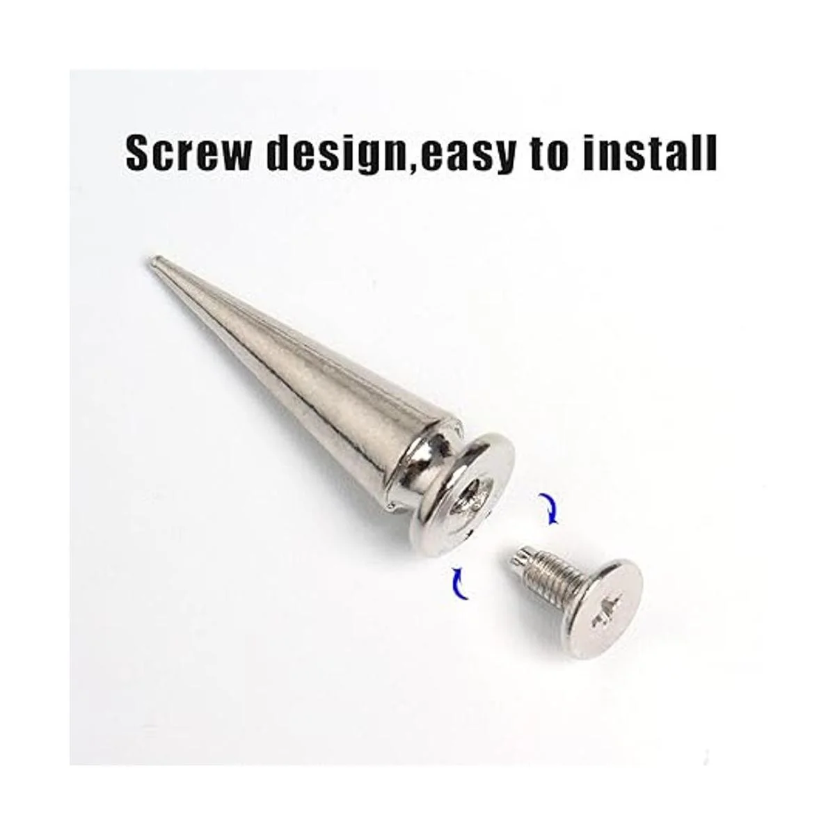 HAPY SHOP 200 juegos de picos de cono y tachuelas_4