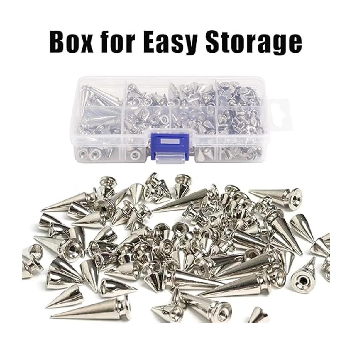 HAPY SHOP 200 juegos de picos de cono y tachuelas_3