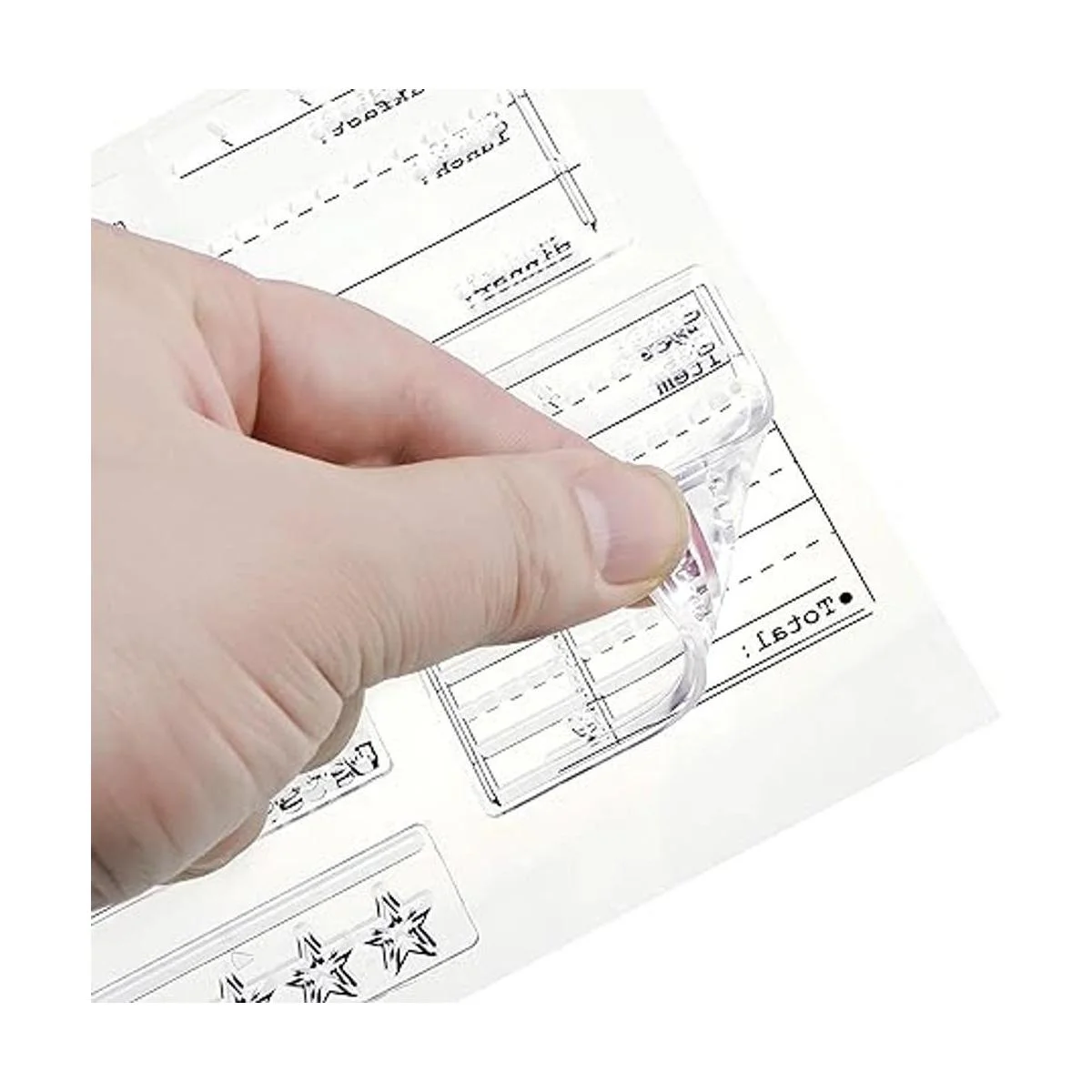 Juego de 32 sellos transparentes para diario incluye 18_3