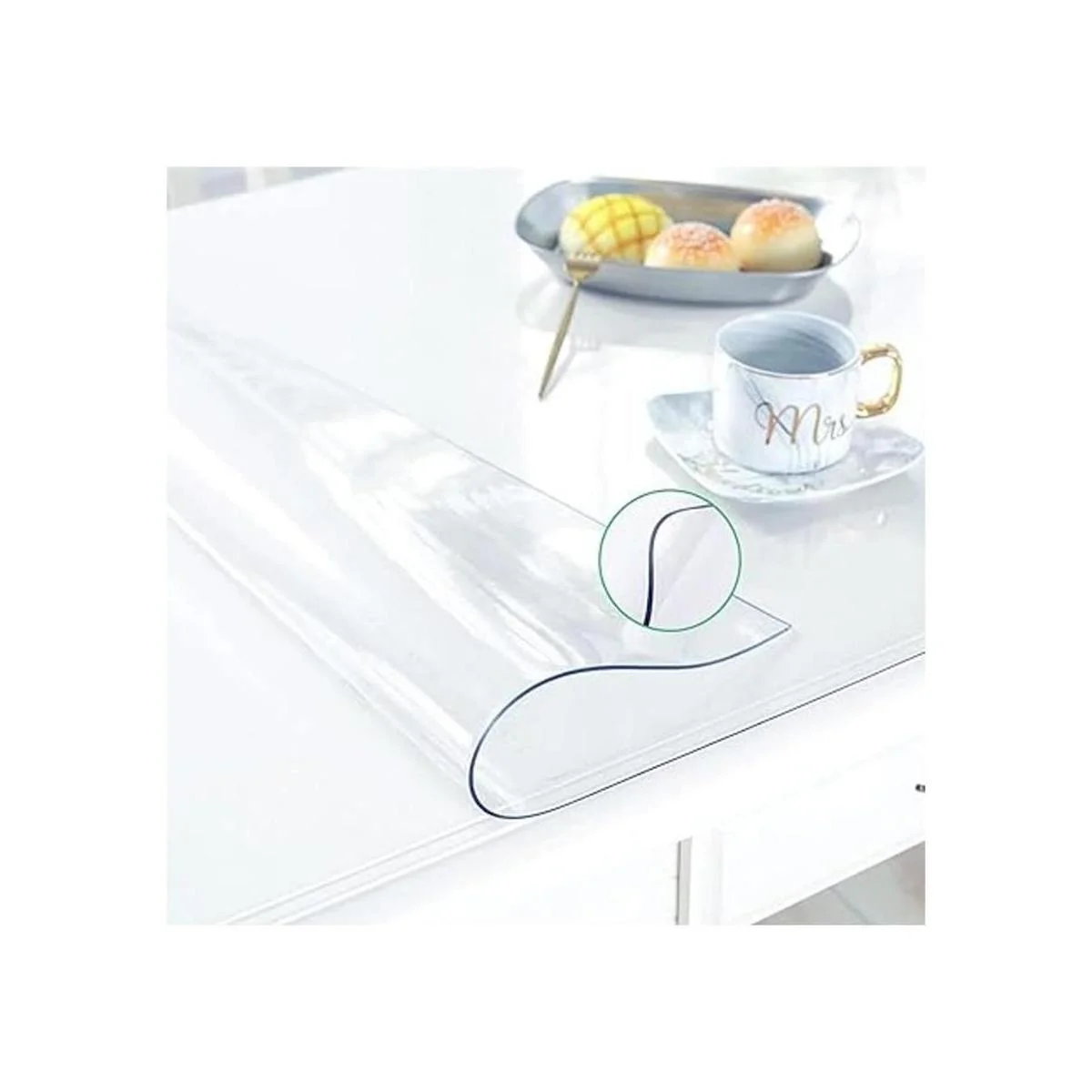 WingCanto Protector de mesa transparente mejorado de 16 x_4