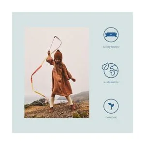 Sarahs Silks Boho Rainbow Streamer Varita de cinta de 8_5