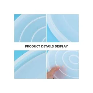 Artibetter 1 pieza 10 pulgadas redondo posavasos silicona_6